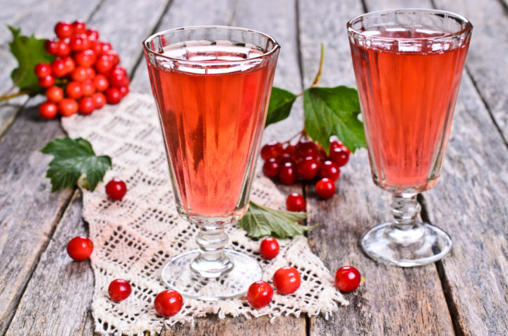 Настойки из ягод калины – полезный напиток